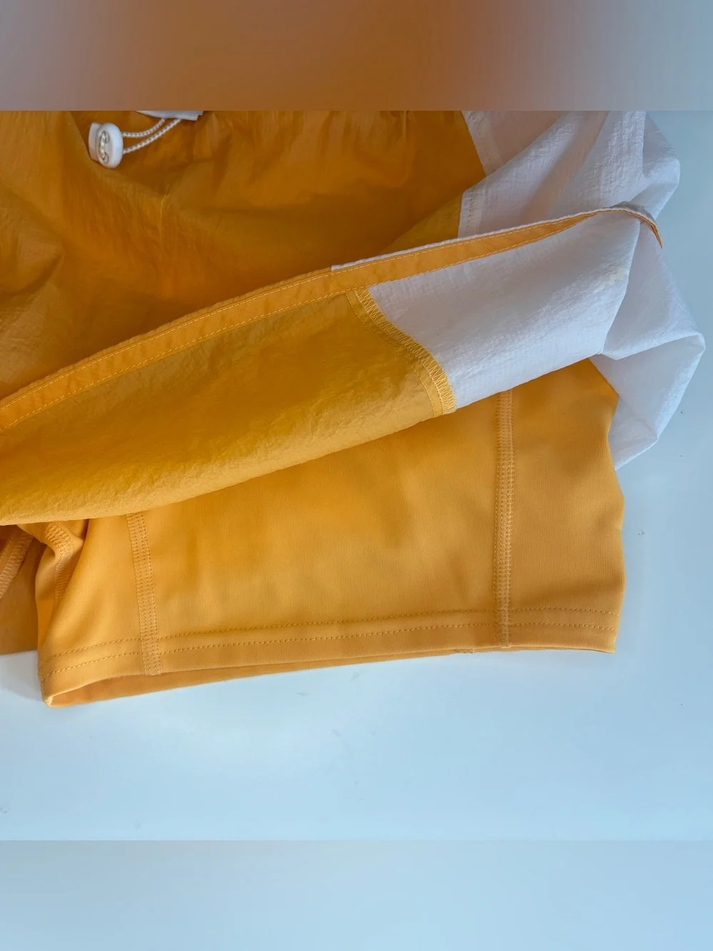 Gymshark Women’s Orange and White Athletic Shorts - Picture 7 of 11